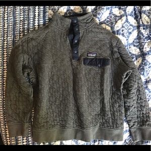 Patagonia quilted snap pullover